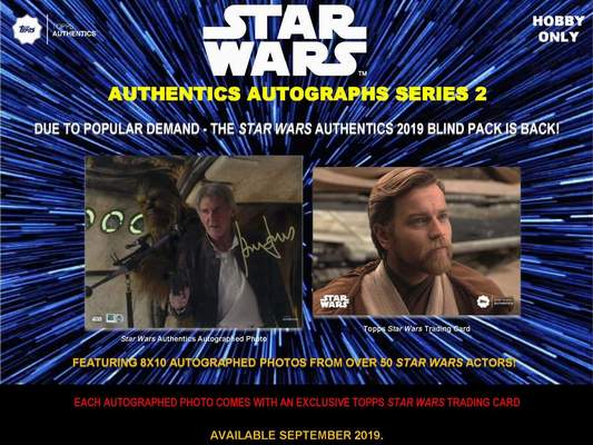Star Wars Authentics 2019 Blind Pack - series 2 (8'x10')